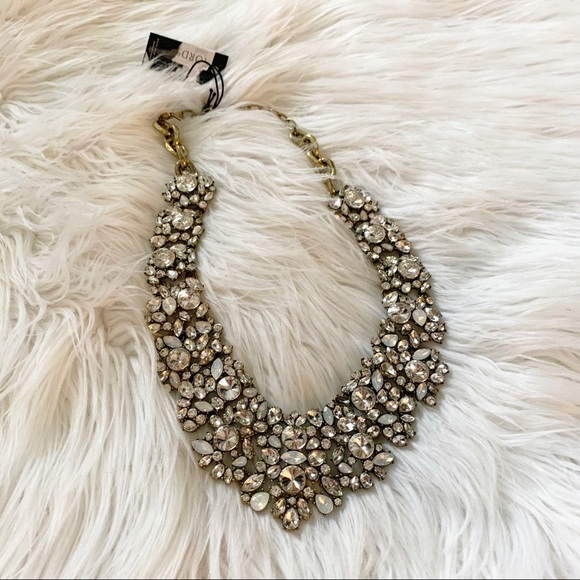 BaubleBar Jewelry - Baublebar Rhinestone Bib Collar Necklace